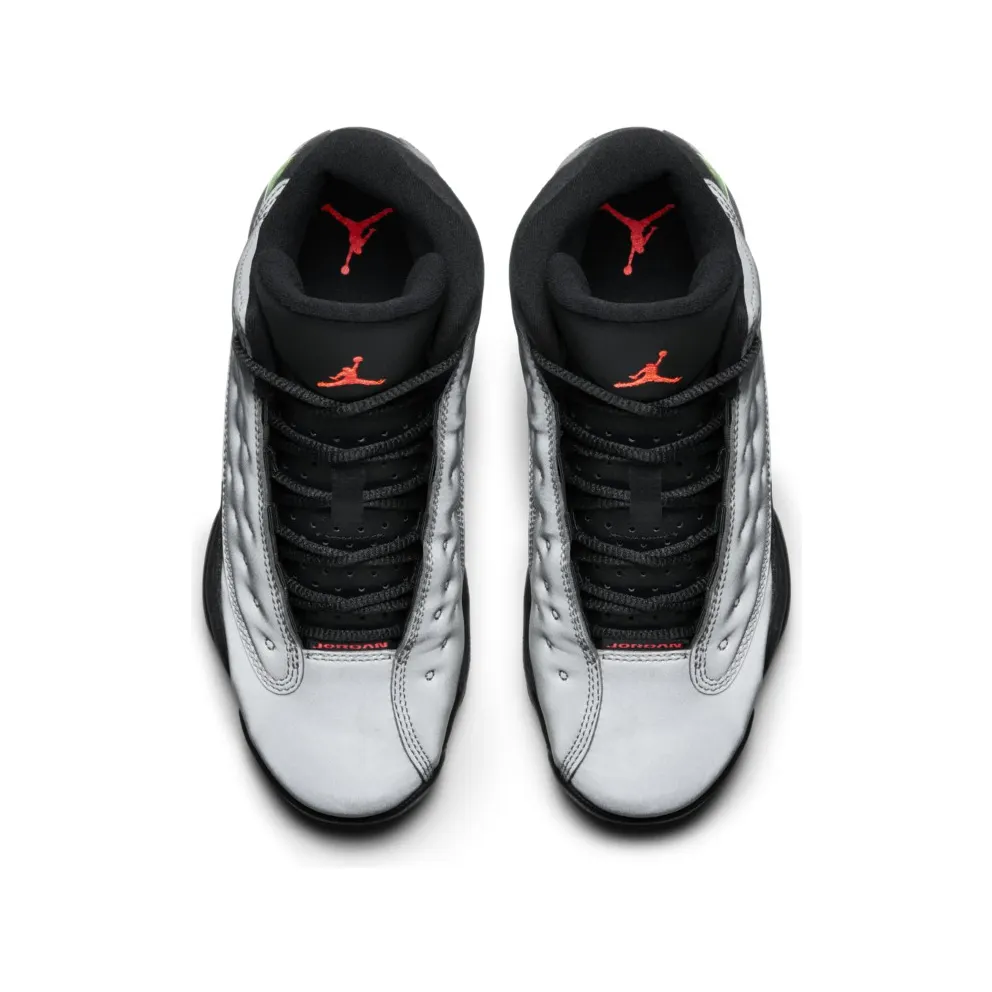Jordan 13 Retro Infrared 23 (GS) Rflct Slv/Infrrd 23/Black (696299-023)