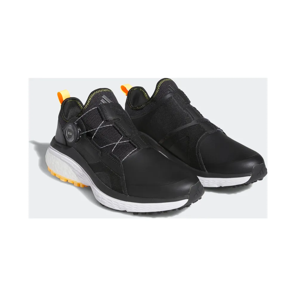 adidas Solarmotion BOA Golf Shoes Core Black / Dark Silver Metallic / Solar Gold (GV9389)