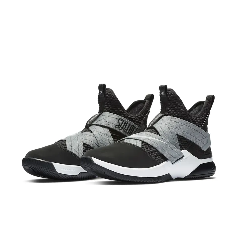 Nike LeBron Zoom Soldier 12 Air Raid Black/White (AO4054-004)