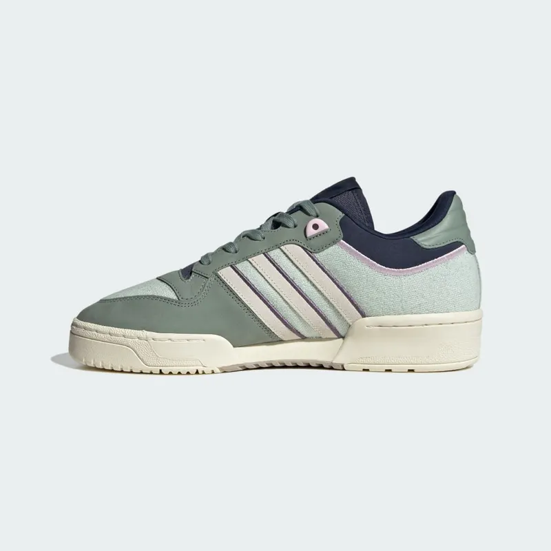 adidas Rivalry Low 86 Basketball Shoes Linen Green / Cream White / Silver Green (IG3040)