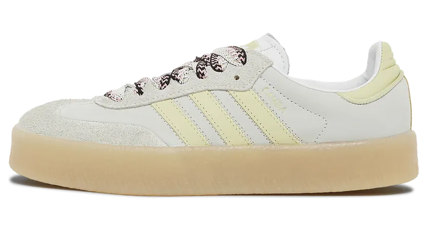 Adidas Sambae “White Grey Powder Yellow” (JI2739)