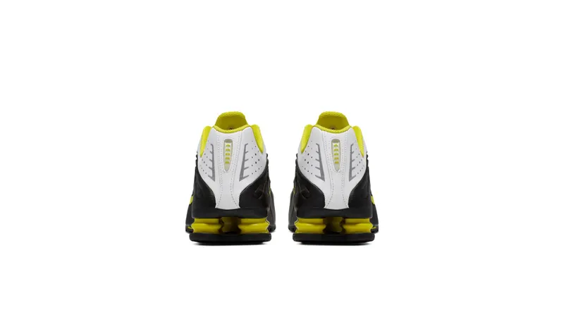 Nike Shox R4 Black Yellow Black/Dynamic Yellow-White (104265-048)