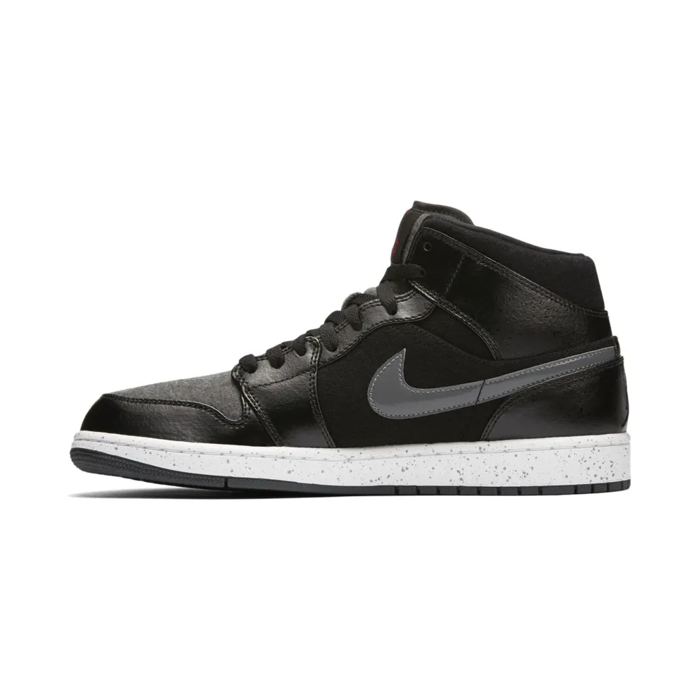 Jordan Air I 1 Mid Premium Black/Gym Red-Dark Grey-White Black/Gym Red-Dark Grey-White (852542-001)