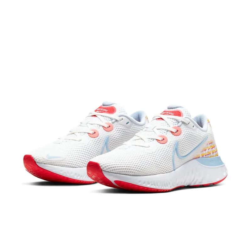 Nike Renew Run White White/Track Red/Washed Coral (CW5633-100)