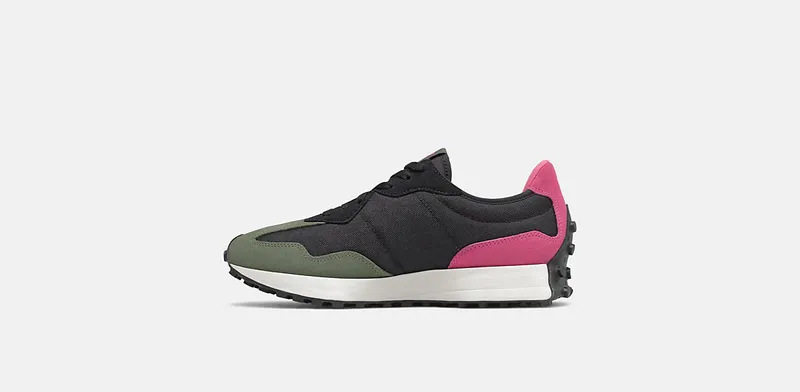 New Balance New Balance Unisex 327 Black/Pink (MS327WR1)