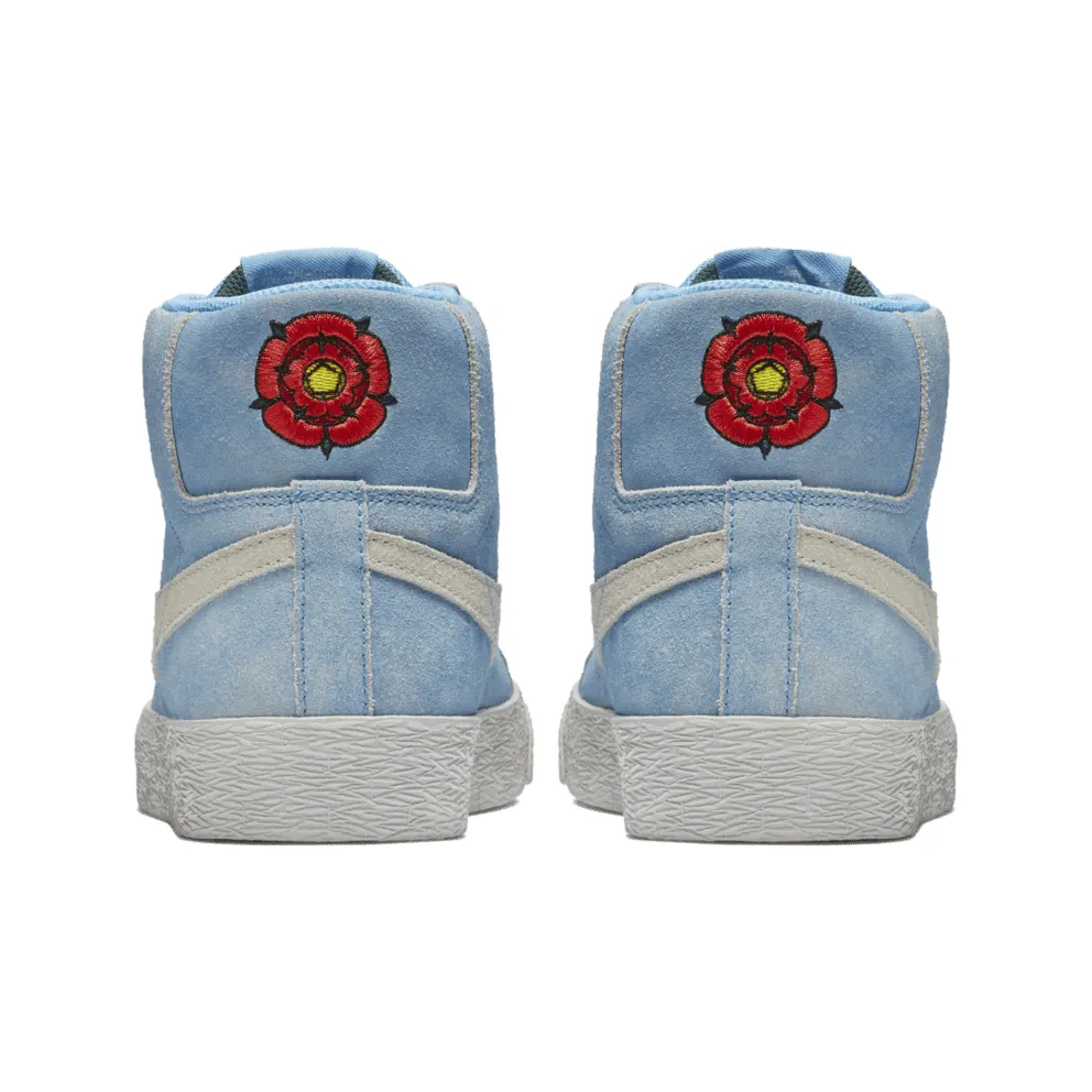 Nike SB Blazer Mid Lance Mountain English Rose University Blue/Light Bone-Habanero Red (864349-406)