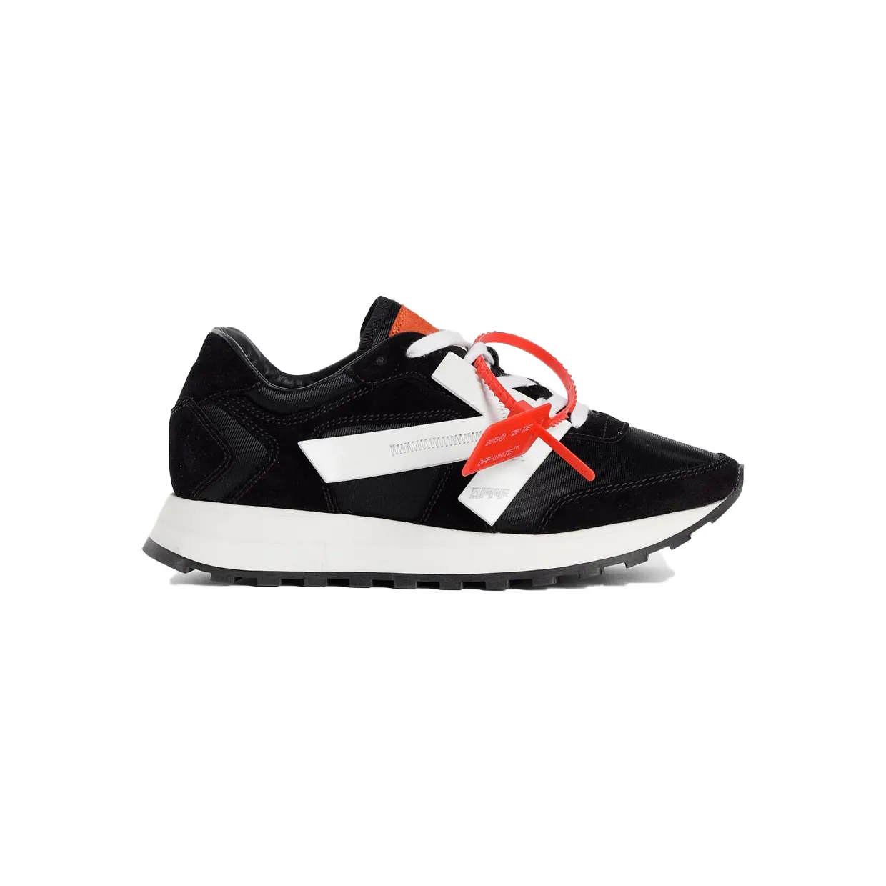 Off-White Suede Runner Black (W)