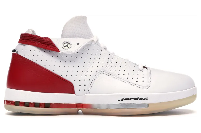 Air Jordan 16 OG Low ‘Varsity Red’ White/Black/Varsity Red (136069-101)