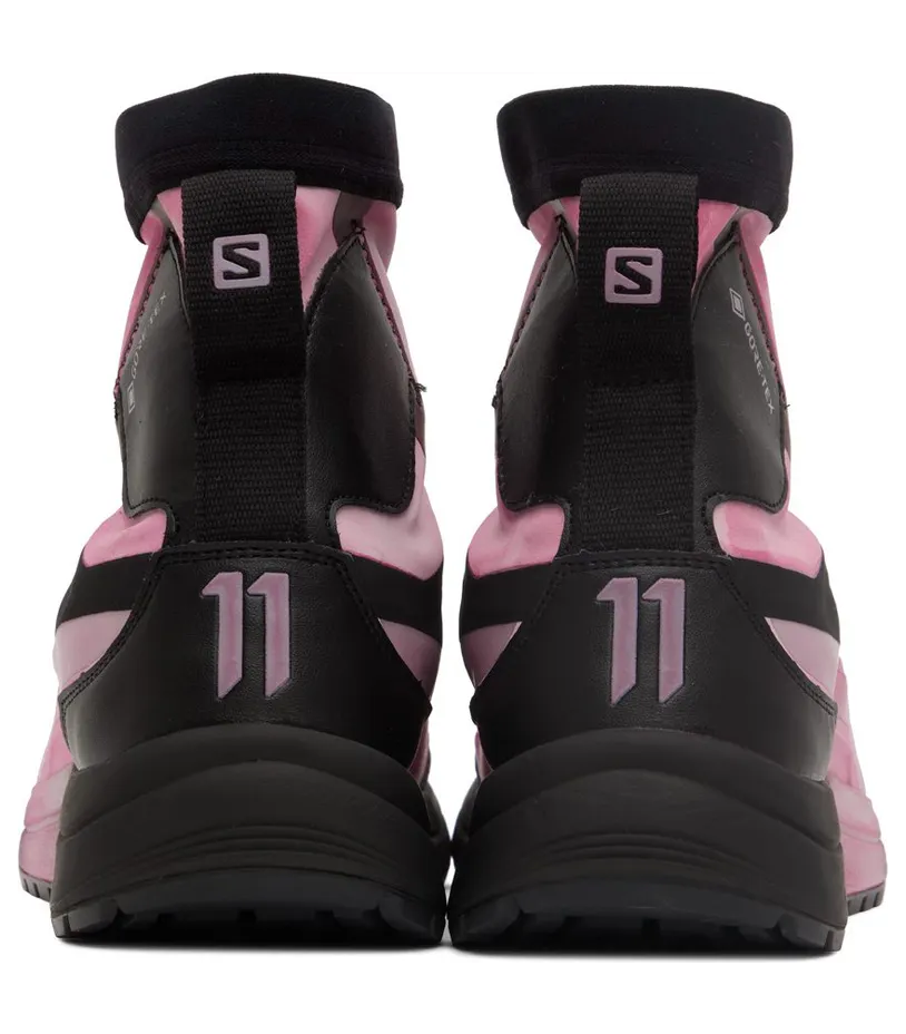 11 by Boris Bidjan Saberi Pink Salomon Edition Bamba2 High GTX Sneakers (217 11xS) (2)