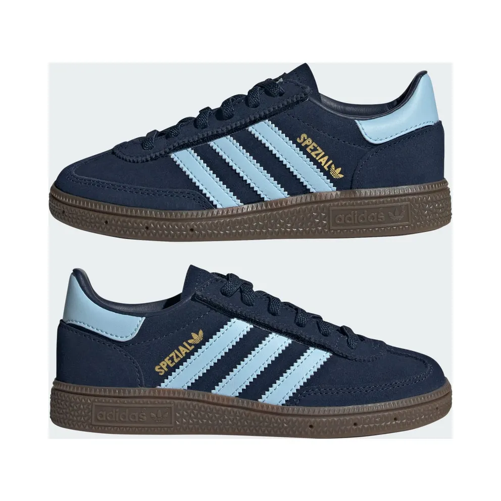 Adidas Handball Spezial Comfort Closure Elastic Lace Kids Collegiate Navy / Clear Sky / Gum (JQ6380)