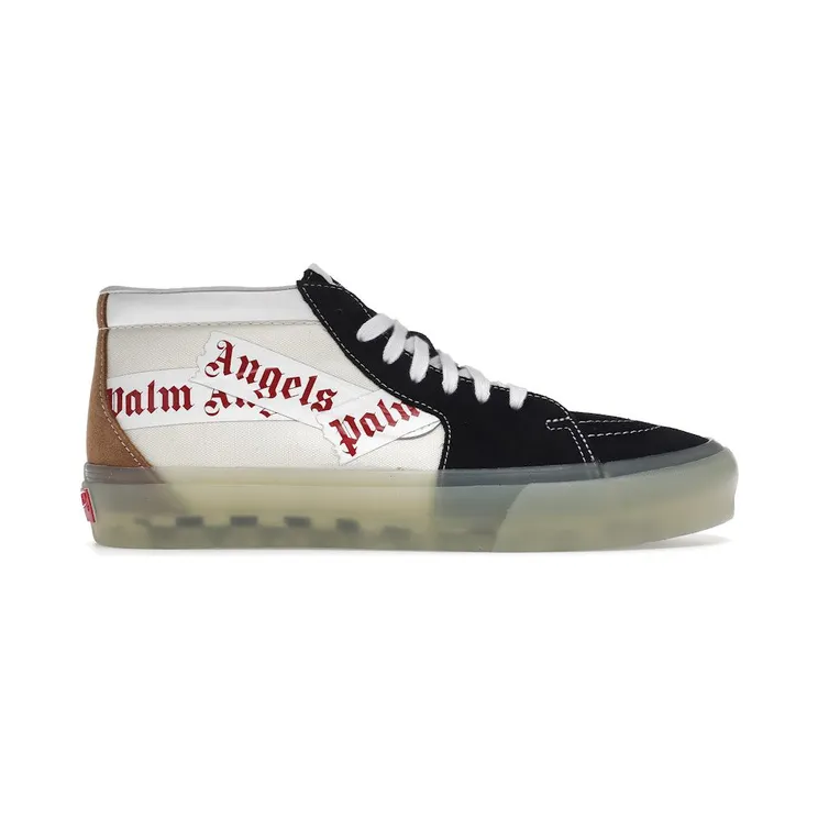 Vans Vault Sk8-Mid LX Palm Angels Black White Beige (VN0A7TNHF78C)