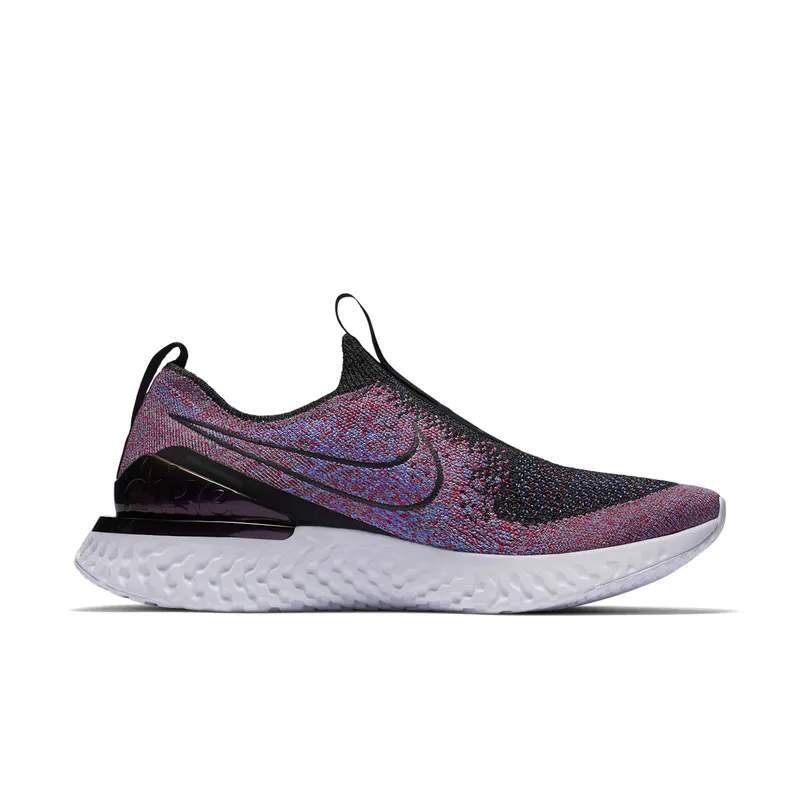 Nike Epic Phantom React Flyknit Black University Red Hyper Jade (W) Black/Black-University Red-Hyper Jade-Sapphire (BV0415-002)