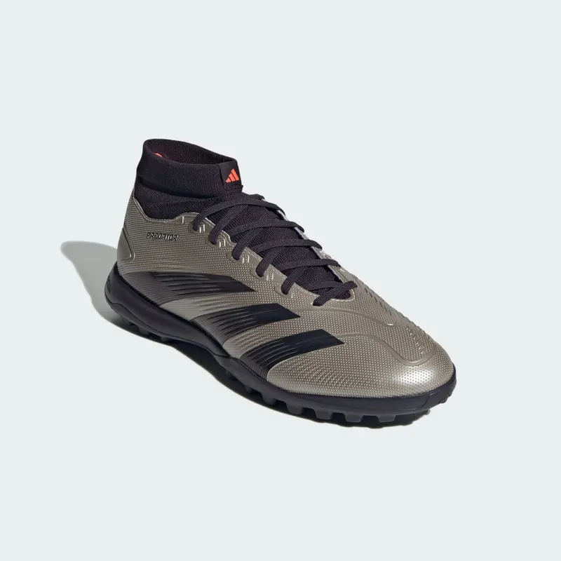 adidas Predator League Mid Turf Platinum Metallic Aurora Black Turbo (IF6388)