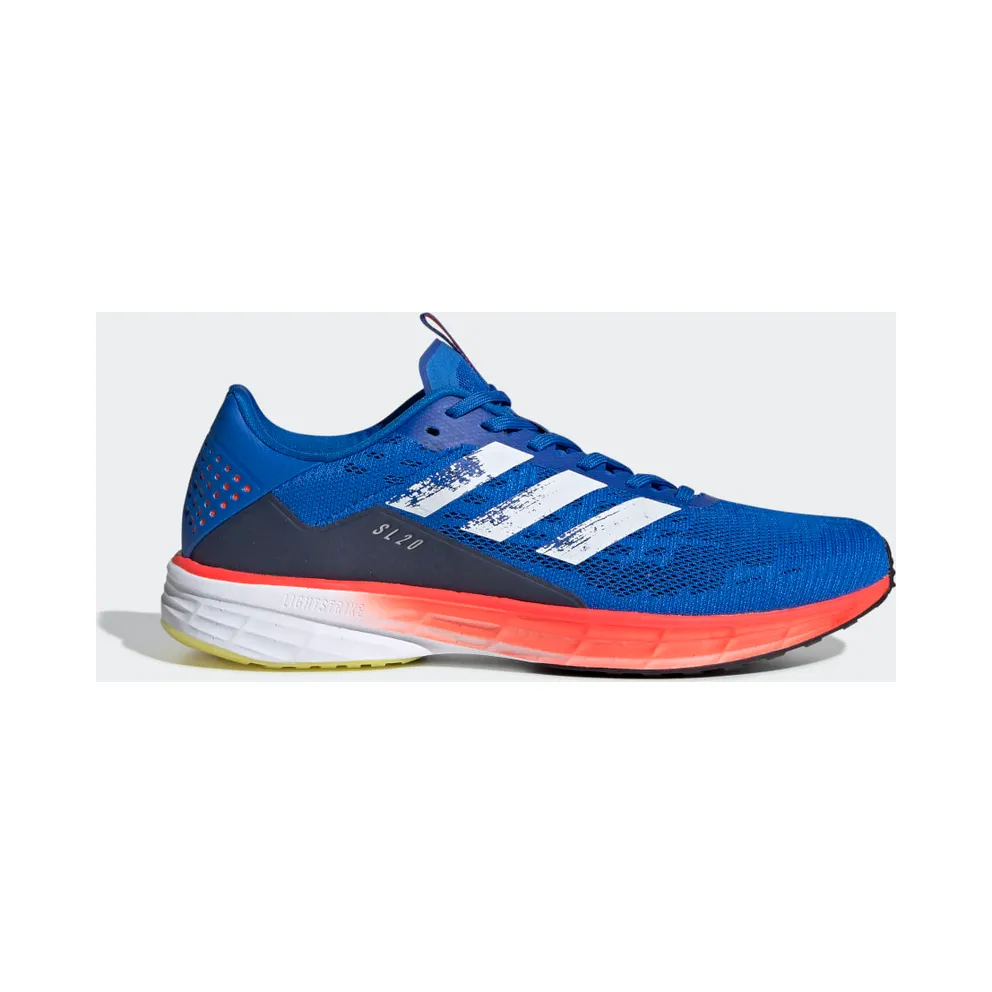 adidas SL20 SUMMER.RDY Schuh Glow Blue / Core White / Solar Red (FU6621)