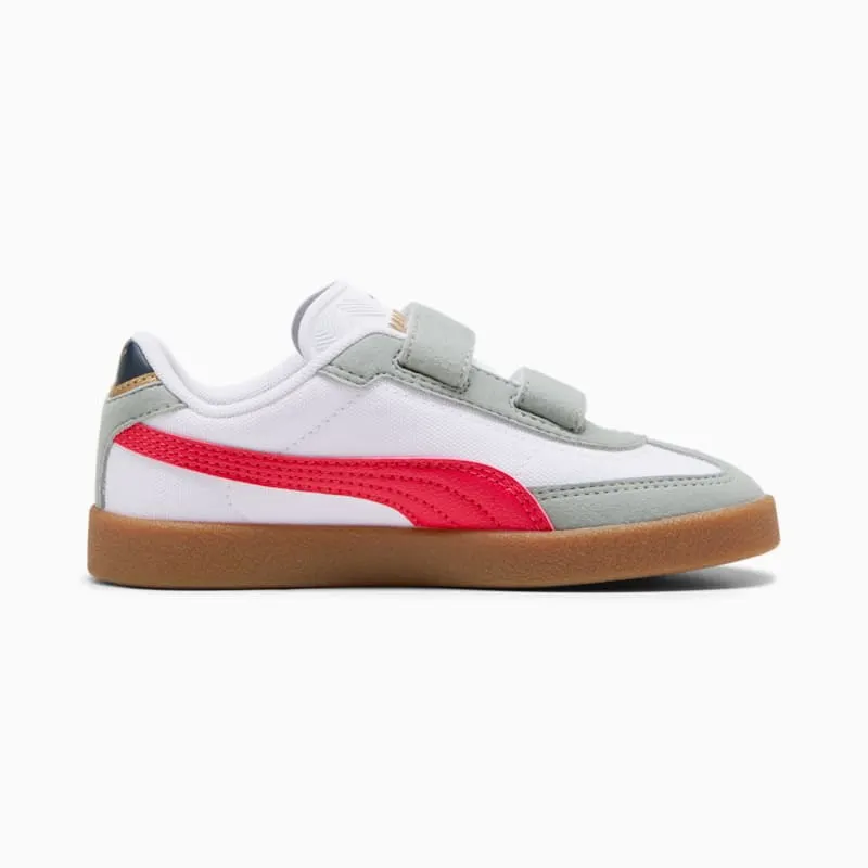 Puma Club II White / For All Time Red / Cool Mid Gray (402309-03)