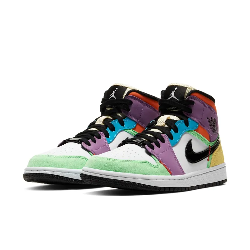 Air Jordan Women 1 Mid SE ‘Lightbulb’ (2020) (CW1140-100)