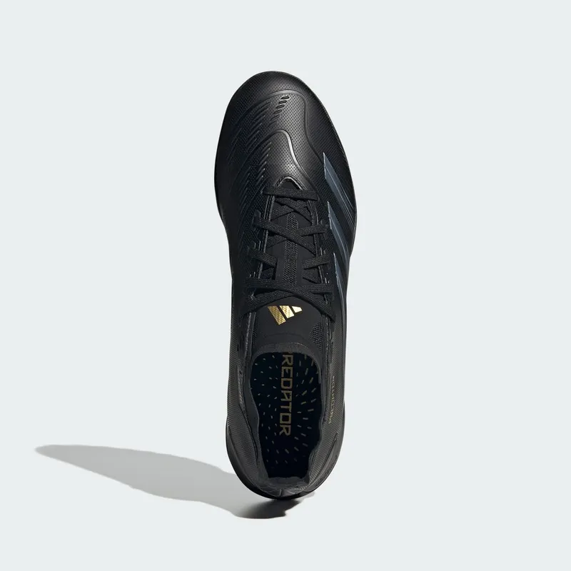 Adidas Predator League Turf Soccer “Core Black / Carbon / Gold Metallic” (IF6377)