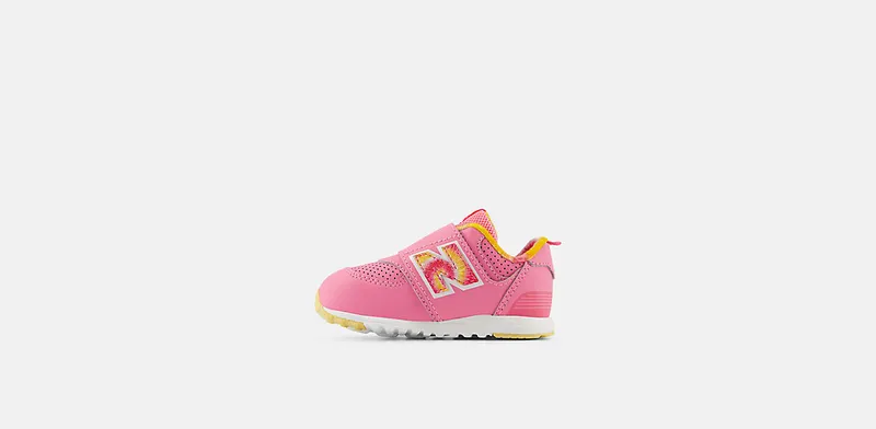 New Balance 574 Hook and Loop Signal Pink Clementine Tie-Dye (NW574KP)