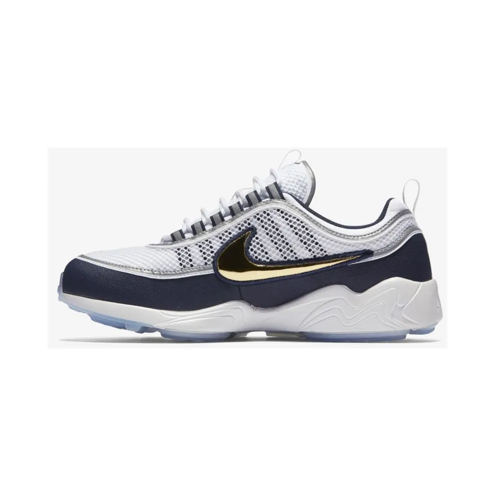 Nike Air Zoom Spiridon Olympic White/Metallic Gold-Obsidian-True Red (849776-174)