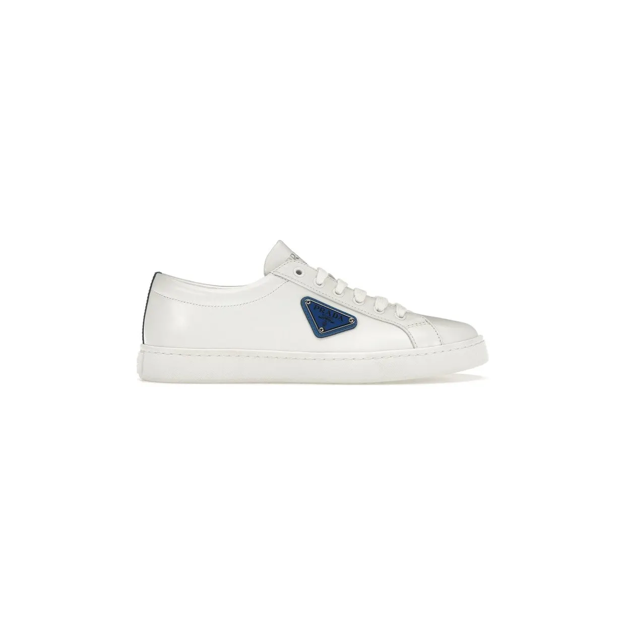 Prada Court White Blue Leather (1e941m-3f0e-f098z)