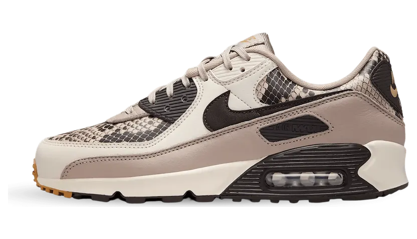 Nike AIR MAX 90 “Pale Ivory Snakeskin Swoosh” (DX9502-100)