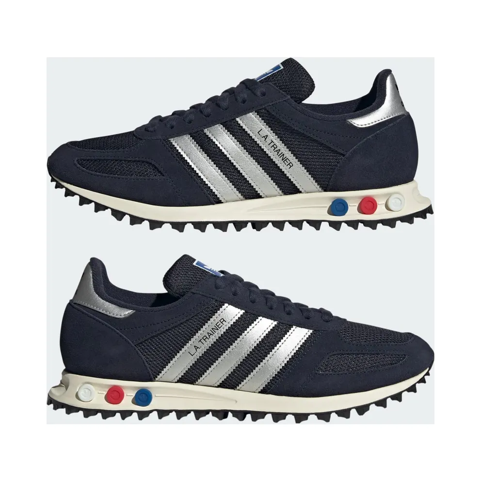 Adidas LA TRAINER OG Shoes Legend Ink / Silver Metallic / Off White (KJ4382)