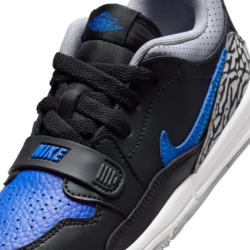 Jordan Legacy 312 Low Black White Cement Grey Game Royal (CD9055-041)