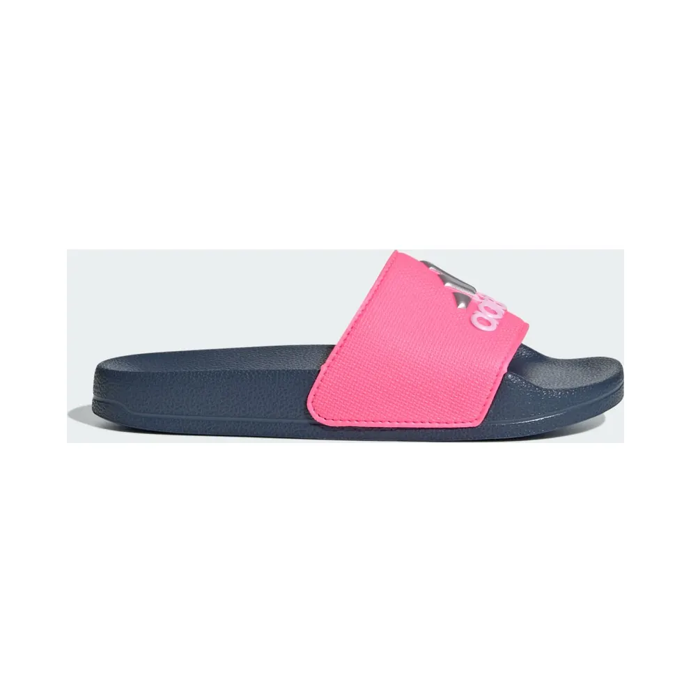 Adidas ADILETTE SHOWER SLIPPERS Lucid Pink / Silver Metallic / Preloved Ink (IE2606)