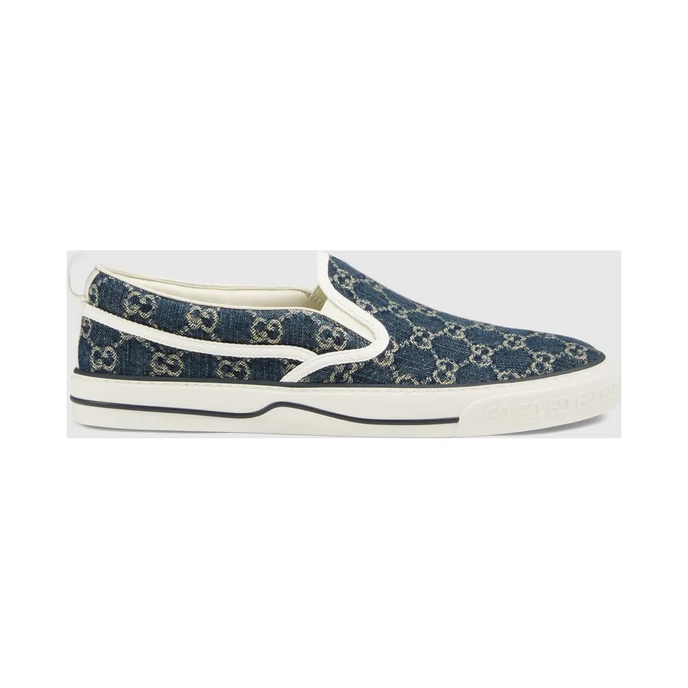 Gucci Tennis 1977 Slip On Denim (643489 2KQ20 4465)