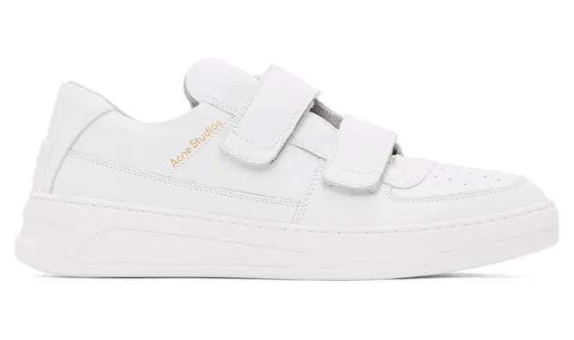 Acne Studios White Perey Strap Sneakers (BD0111-)