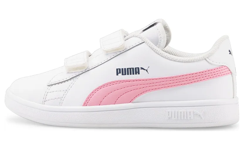 Puma Smash v2 Leather sportscchoenen Wit/Roze (365173-35)
