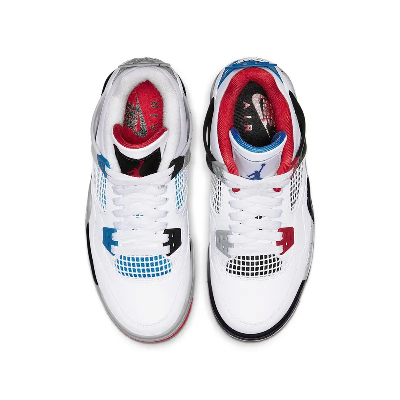 Air Jordan Nike AJ IV 4 Retro What The (GS) (2019) (408452-146)
