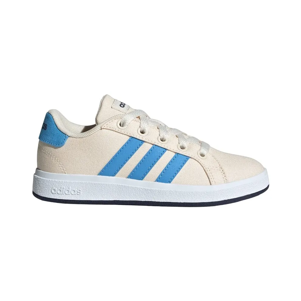 adidas Grand Court 2.0 Wonder White Blue Burst Shadow Navy (ID7869)
