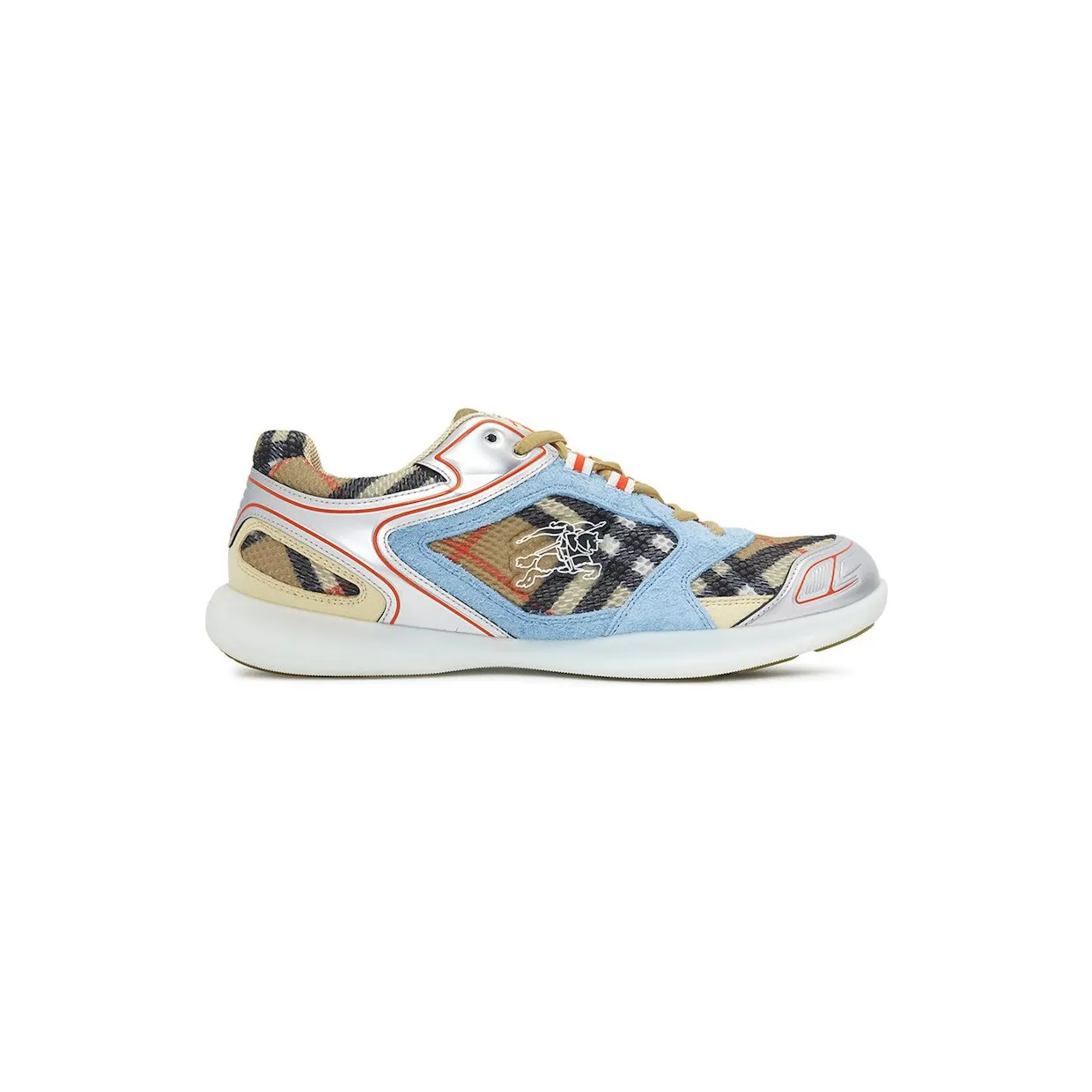 Burberry Check Matrix Beige Light Blue Silver (8111731)