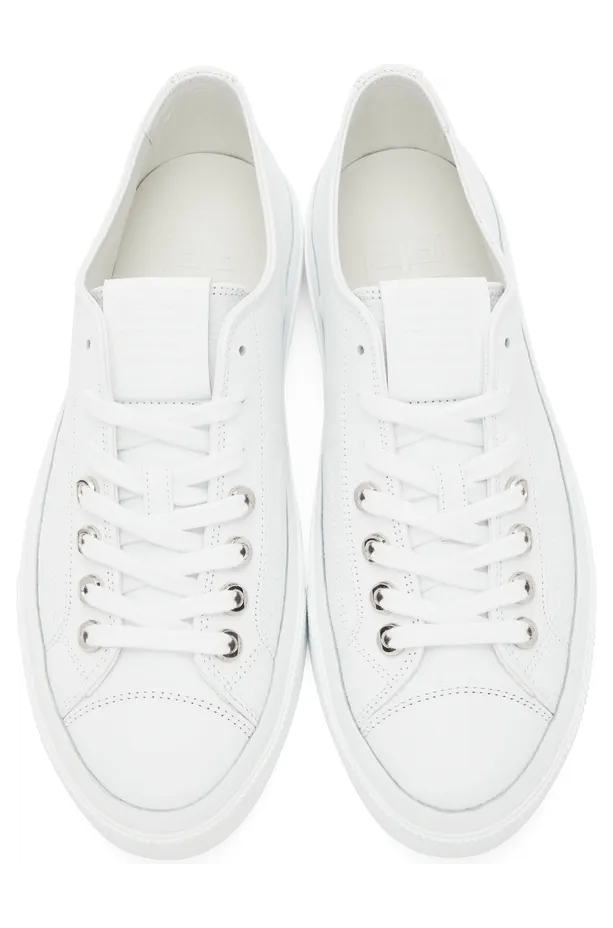 Givenchy White Leather City Sneakers (BH0050H0X2) (5)