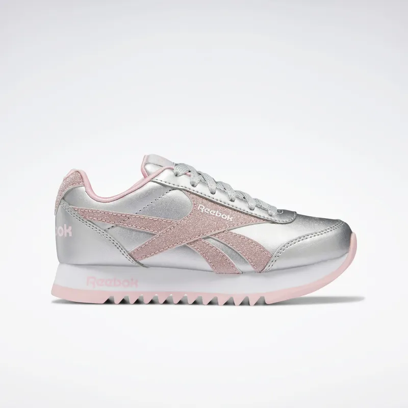 Reebok Royal Classic Jogger 2 Platformschoenen Silver Metallic / Pink Glow / Cloud White