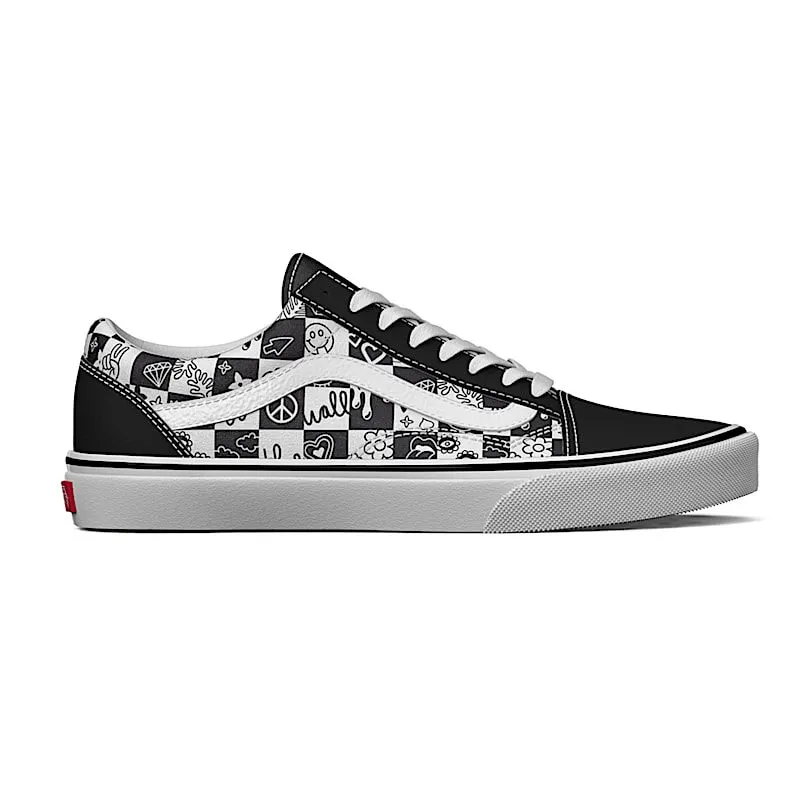 Vans Old Skool Doodle Checkerboard (VN0A7Q2J6U6)