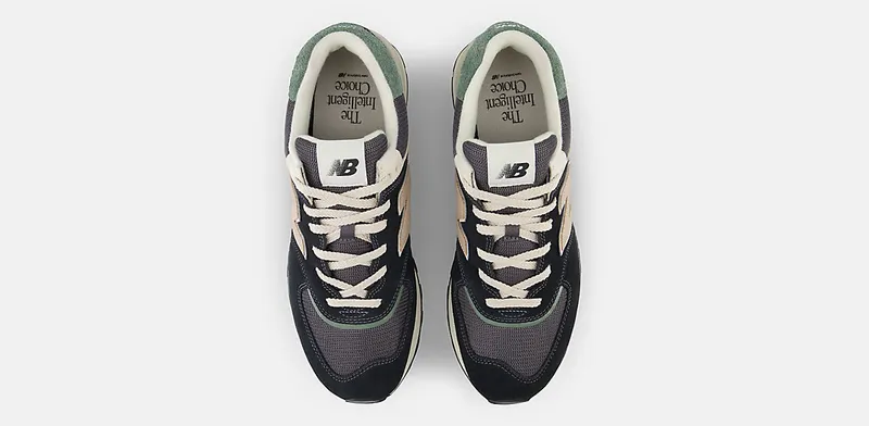 New Balance 574 Legacy Black Tan Green (U574LGFB)