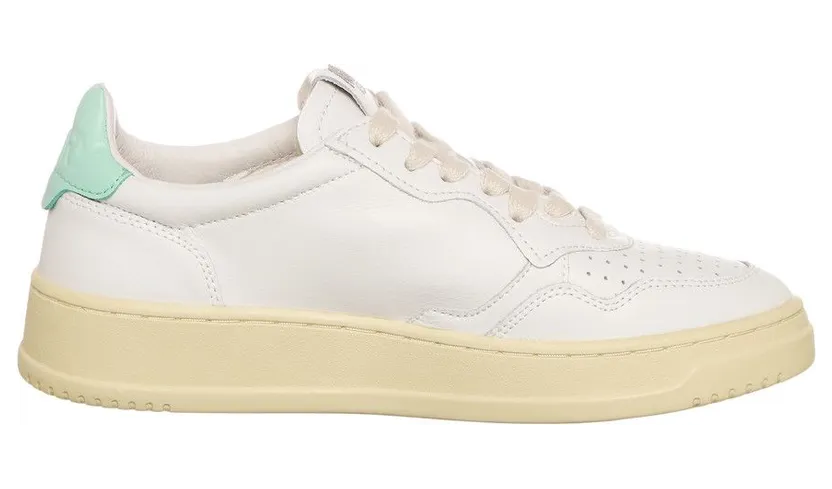 Autry Medalist Low White / Turquoise (AULWLL49) (3)