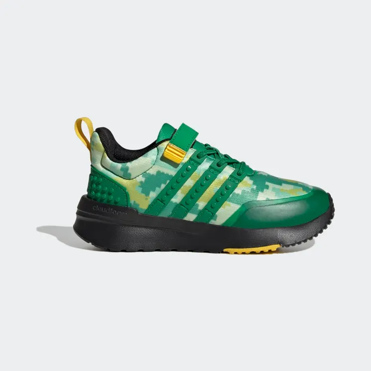 adidas x LEGO® Racer TR21 met Elastische Veters en Klittenband Green / Green / Core Black (HQ1325)