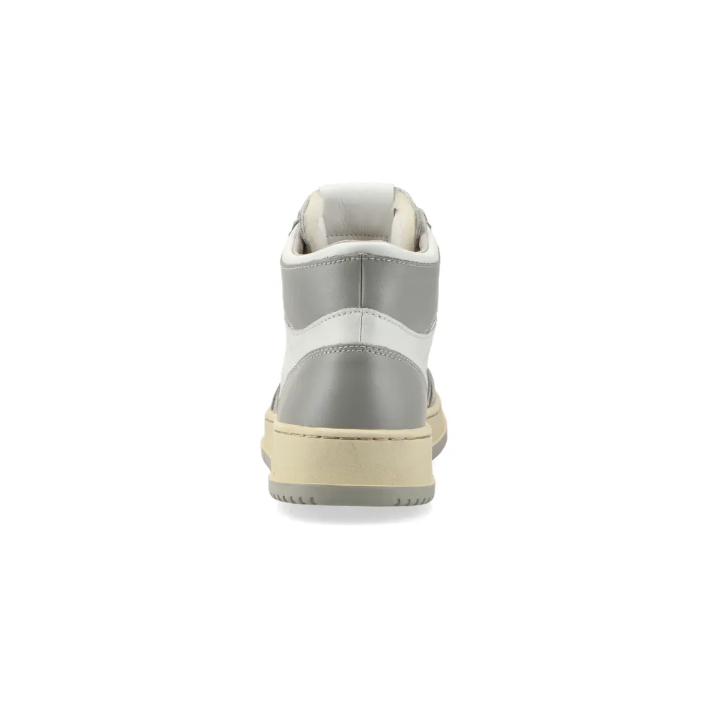Autry Medalist Mid W (Grey / White) – AUMWWB10