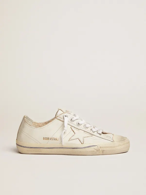 Golden Goose V-Star In Vintage Effect Leather (GWF00129.F000334.10100)