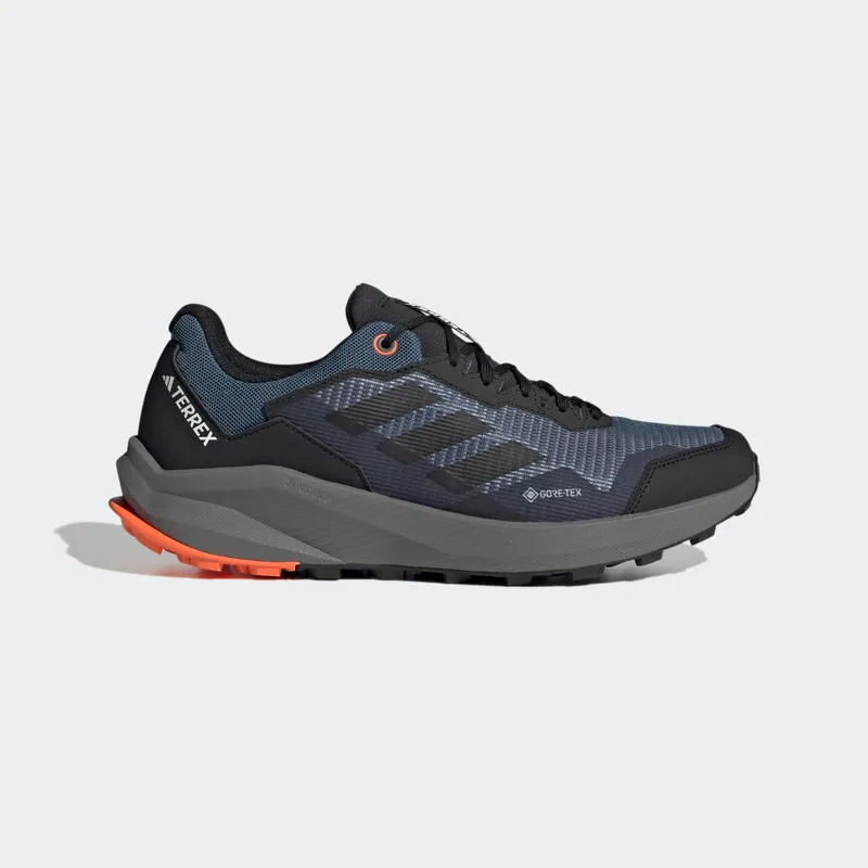 adidas Terrex Trail Rider GORE-TEX Trail Running Wonder Steel / Core Black / Impact Orange (HQ1234)