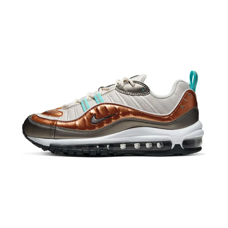 Nike Air Max 98 Metallic Bronze “Phantom / Metallic Tawny / Aurora Green / Metallic Pewter” (BV6536-002)