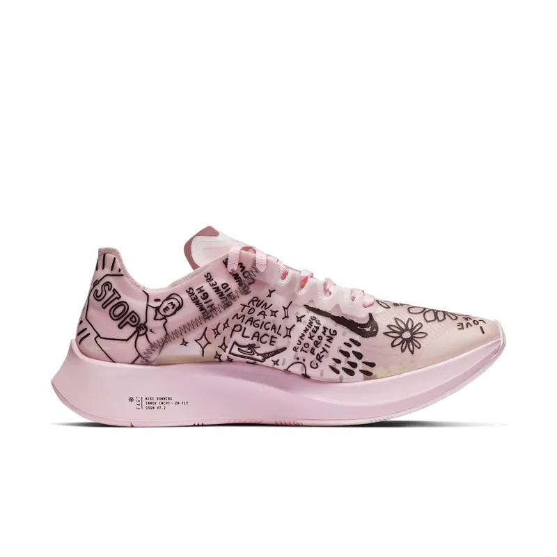 Nike Zoom Fly SP Fast Nathan Bell White/Pink Foam-Black (AT5242-100)