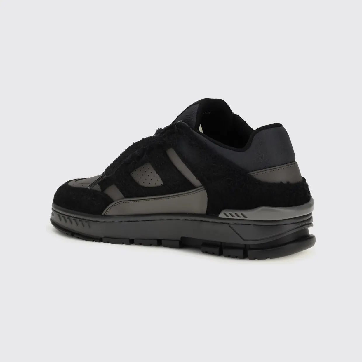 Axel Arigato Area Lo Fluffy Leather Sneakers Black (F3592001) (2)