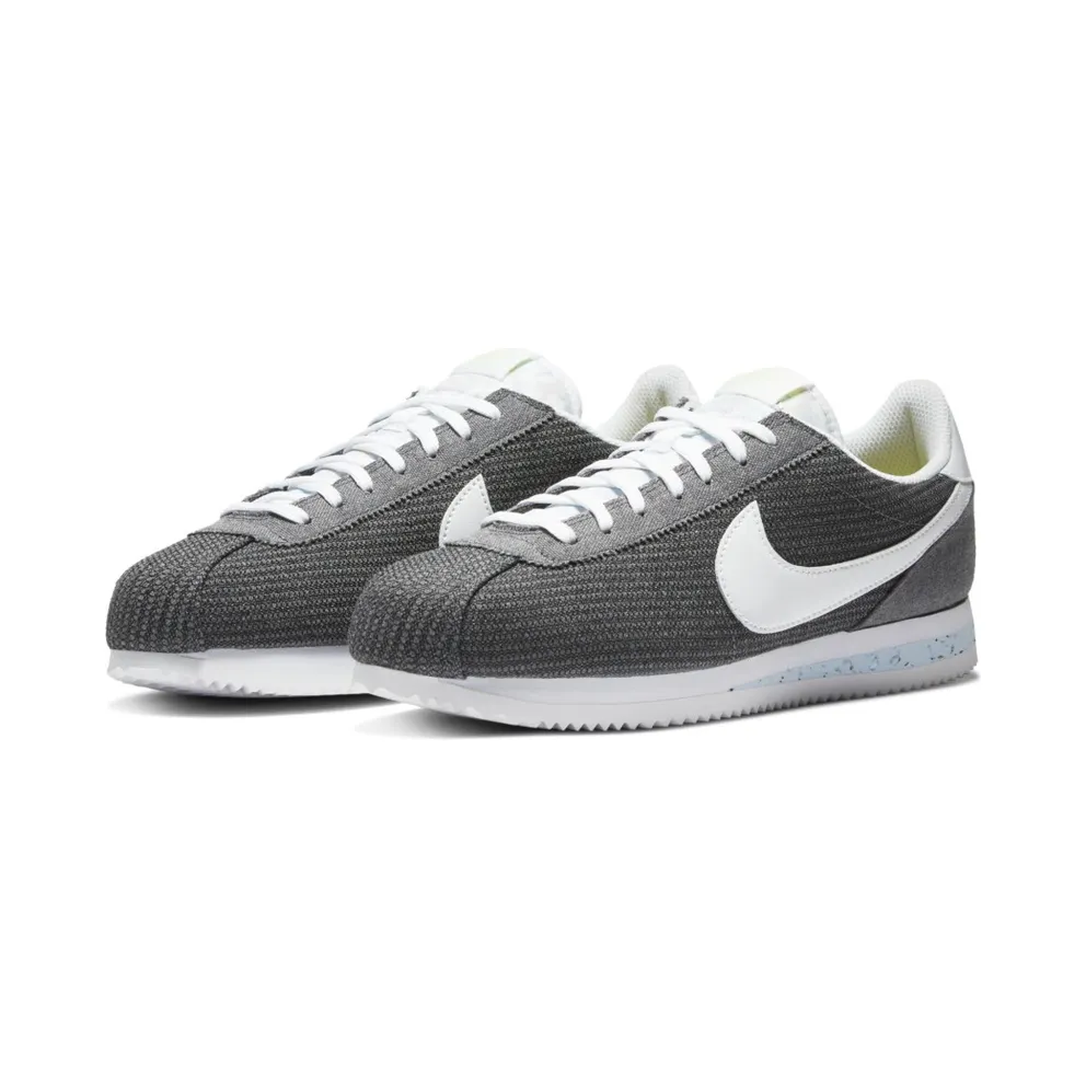Nike Classic Cortez Recycled Canvas Iron Grey/Barely Volt-White (CQ6663-001)