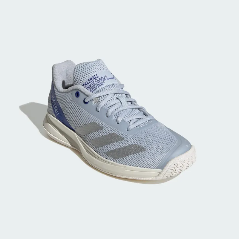 Adidas COURTFLASH PICKLEBALL SHOES Halo Blue / Silver Metallic / Lucid Blue (JQ3248)