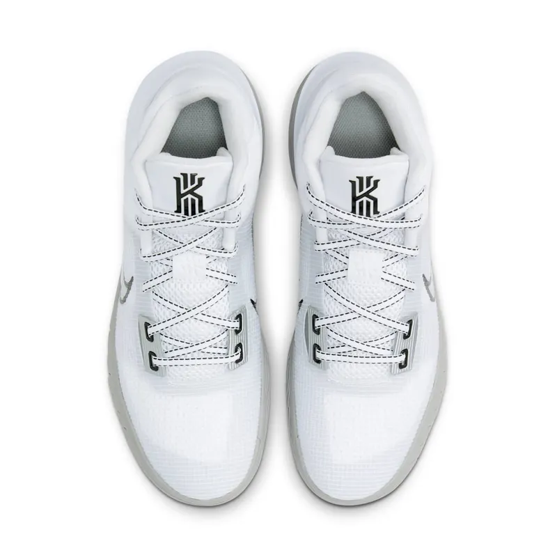 Nike Kyrie Flytrap IV “White / Black / Metallic Silver” (CT1972-100)