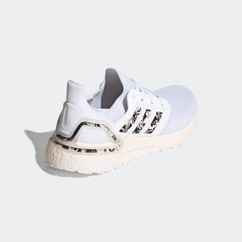 Adidas Ultraboost 20 ‘Glam Pack – White Pink Tint’ Cloud White/Pink Tint/Core Black (FW5721)